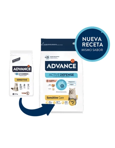 Comida para Gato ADVANCE Sensitive Salmon 10kg